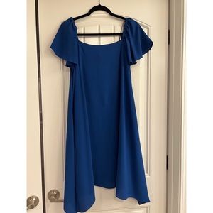 Blue spring dress